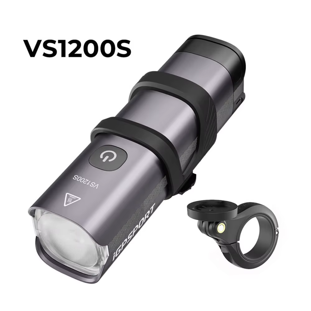IGPSPORT VS1200S feu avant de vélo intelligent vtt lampe de vélo de route phare lampe de poche de cy