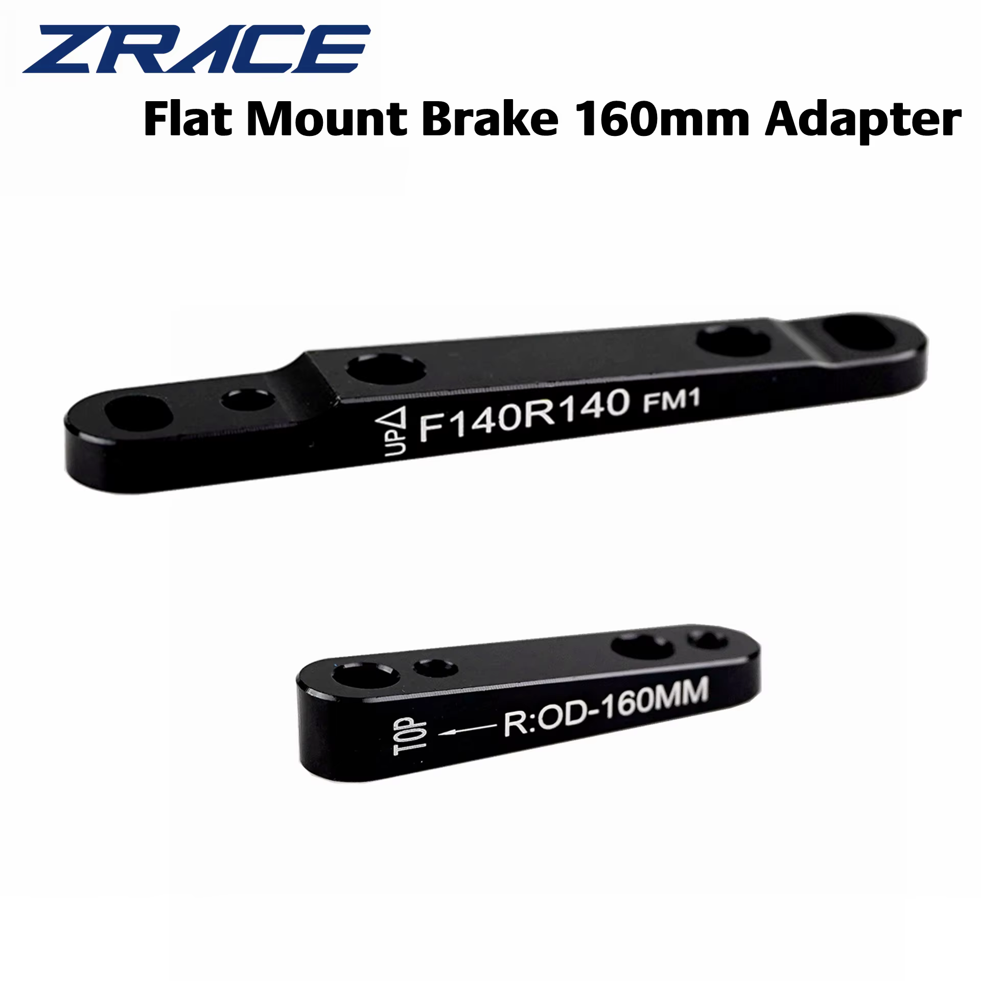 Adaptateur de frein à disque pour vélo de route ZRACE, montage plat, 140-160 mm, adaptateur avant 14