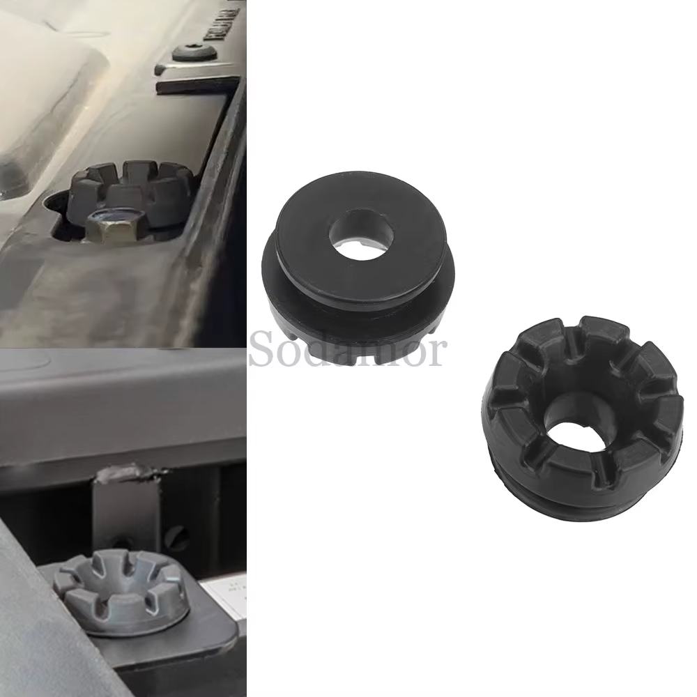 Boucle de fixation en caoutchouc pour capot de véhicule utilitaire tout-terrain, 2 pièces, pour Pola