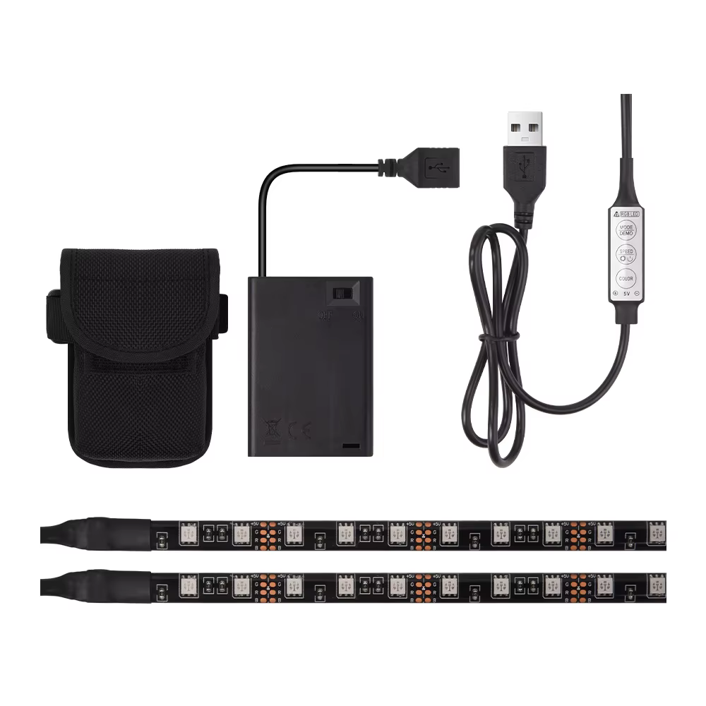 Bande LED étanche pour Scooter électrique, bande à Diode Flexible pour Skateboard, vélo, sécurité, l