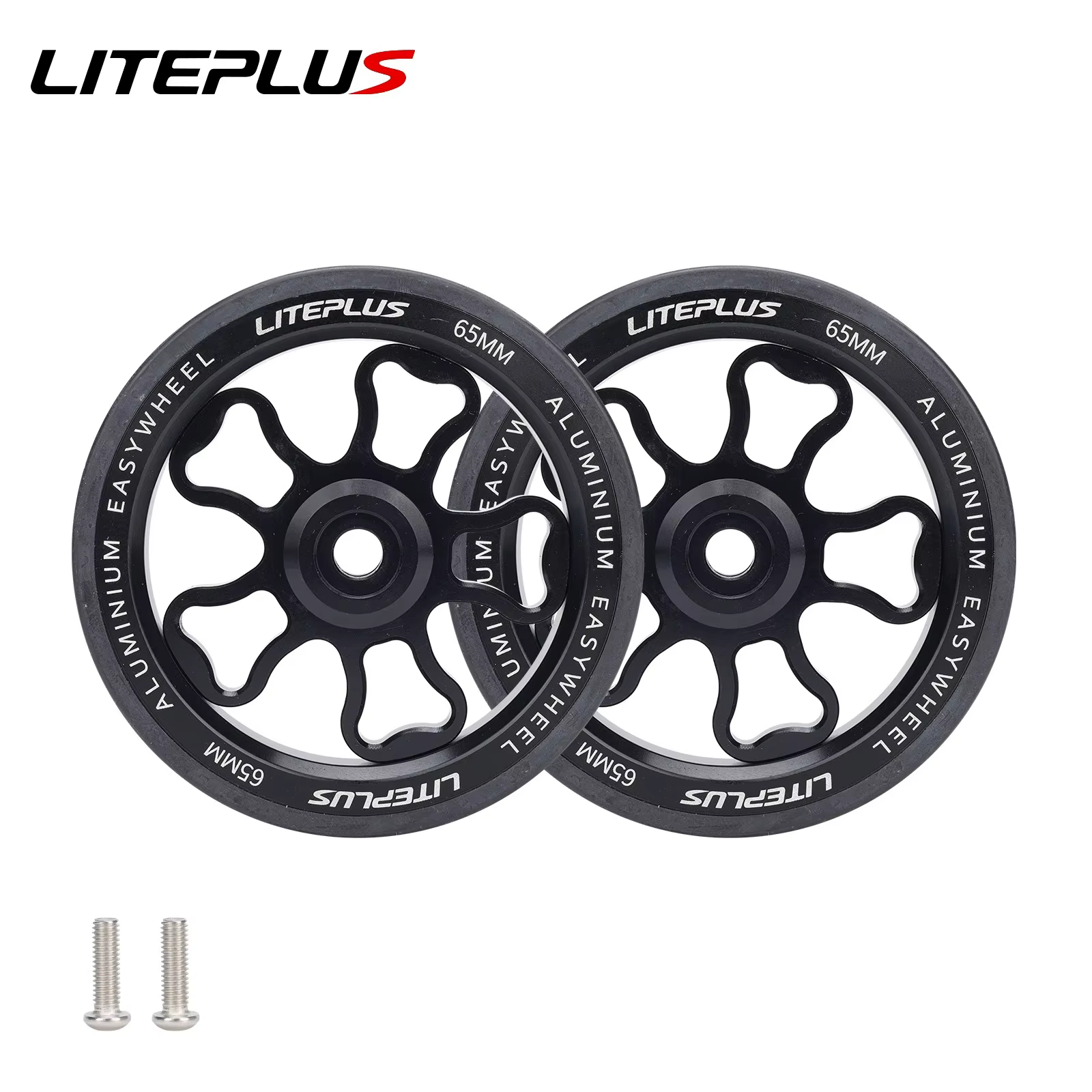 LITEPLUS vélo pliant en alliage d'aluminium roue facile 70MM modifié, élargi, Peilin roue de poussée