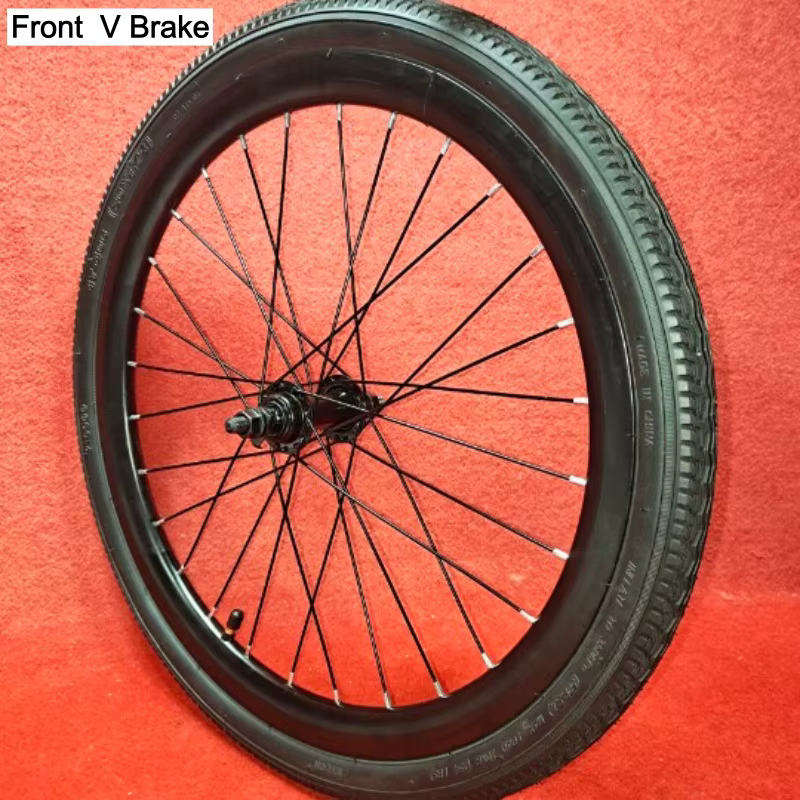 Jeu de roues de VTT 18/20/22/24/26 pouces avec pneus, roue avant/arrière, V/Disc Shift/Single Speed,