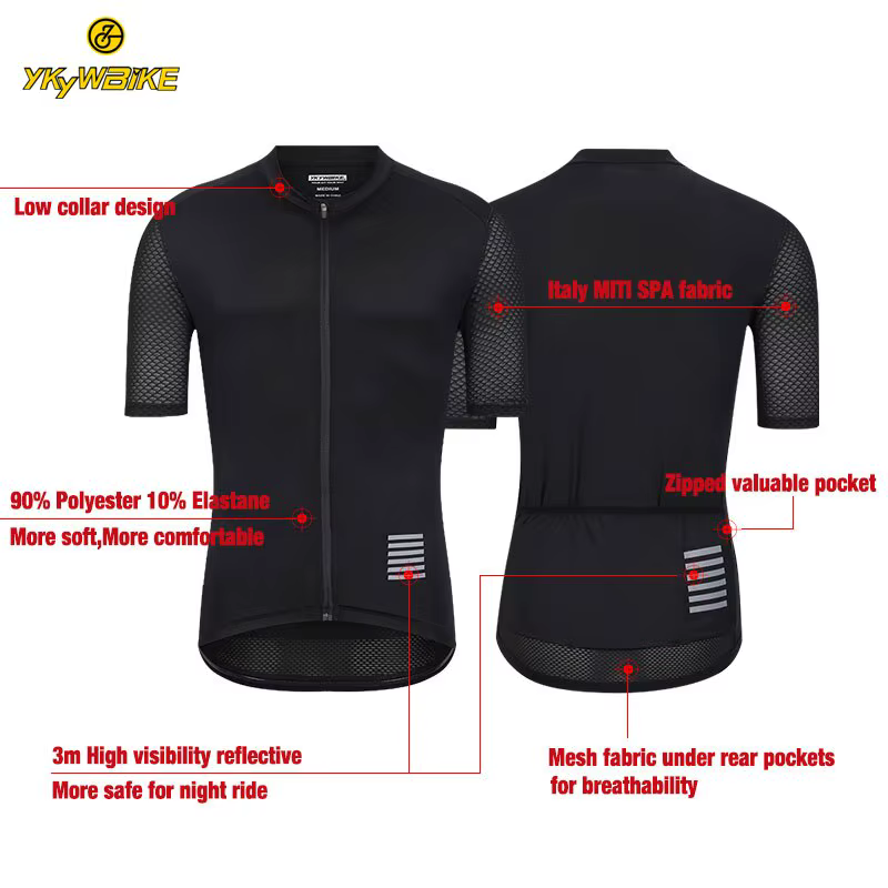 Maillot de Cyclisme à Manches Courtes pour Homme, Vêtement d'Été, pour VTT, Descente, Équipe Profess