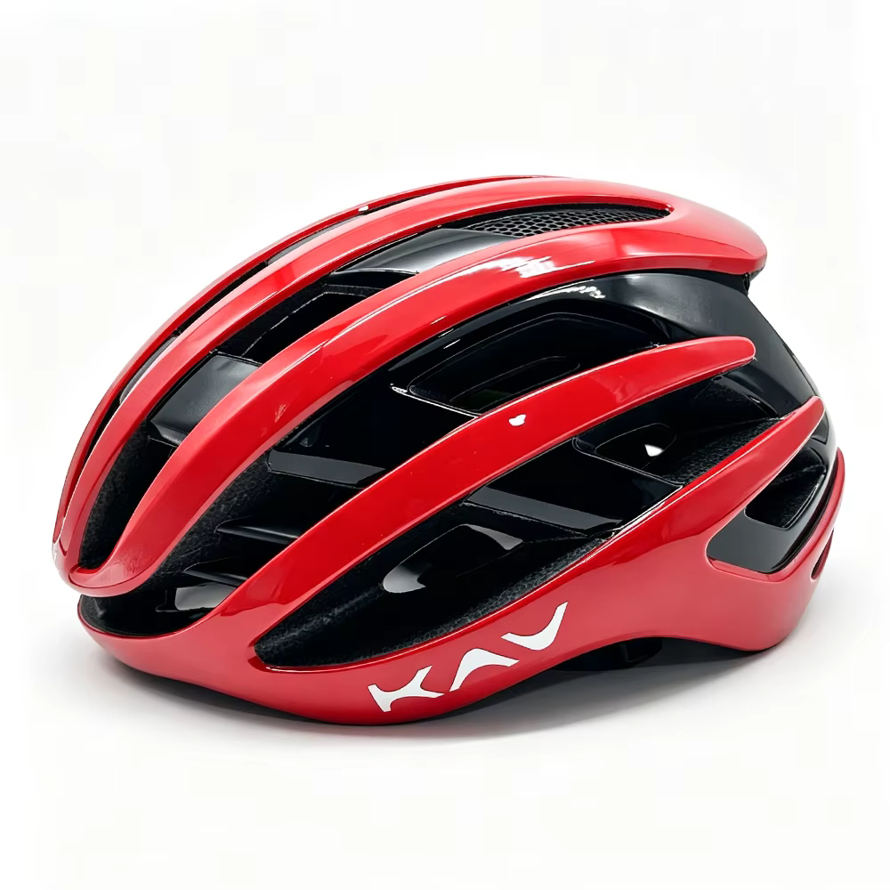Casque de vélo Kav Road Cycling Helmet rouge, pour homme et femme, équipement de vélo, équipement de