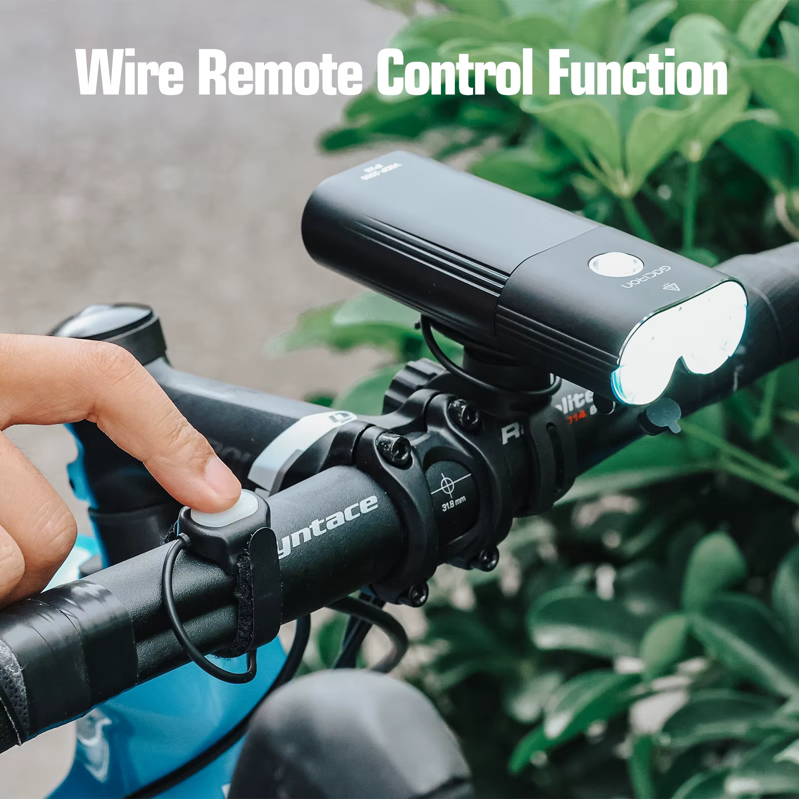 GACIRON V9DP-2000 phare 2000 lumens vélo avant lumière étanche USB Rechargeable 6700mAh vélo lumière