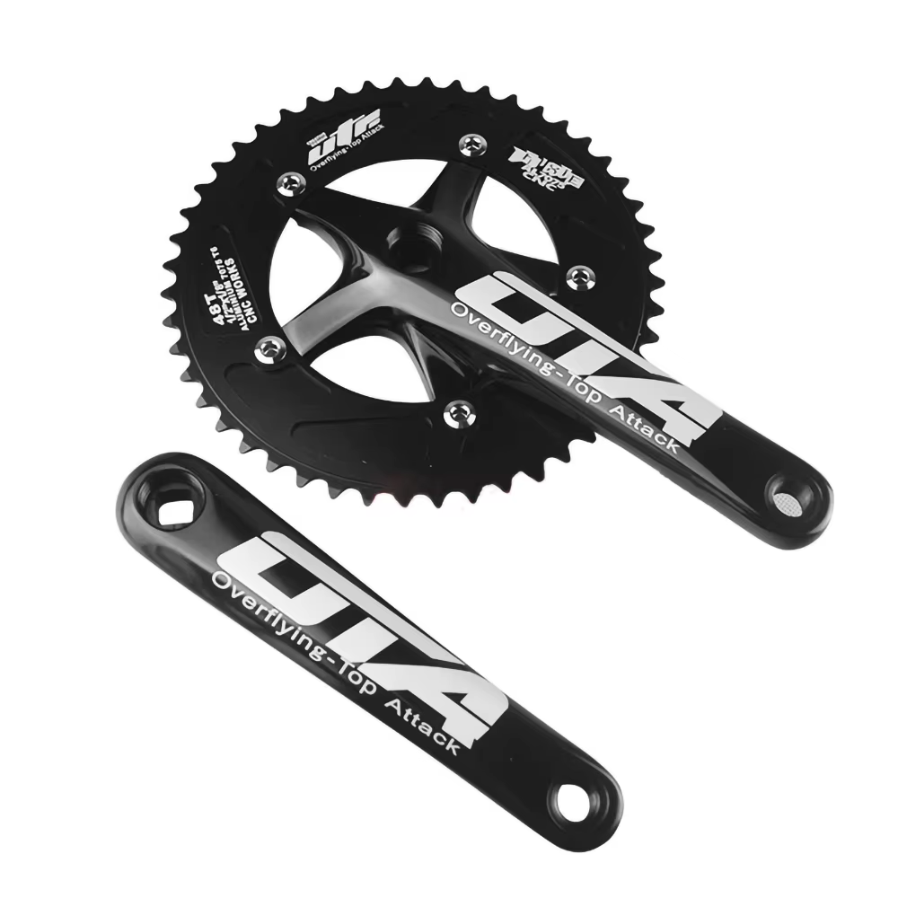 Pédalier de vélo de route en alliage d'aluminium CNC, plateau de roue à chaîne, engrenage de partena