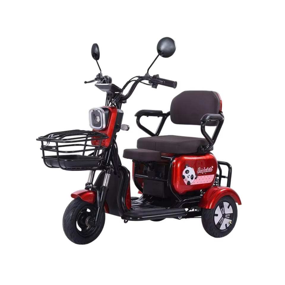 Mini tricycle électrique parent-enfant pour la famille avec siège enfant pliable 800W 48V 3 roues, s