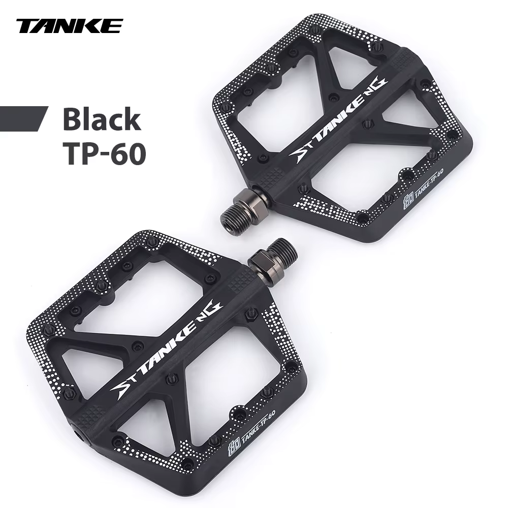 Pédale de vélo en nylon TANKE MTB, large, antidérapante, roulement DU+1, vélo de montagne, accessoir