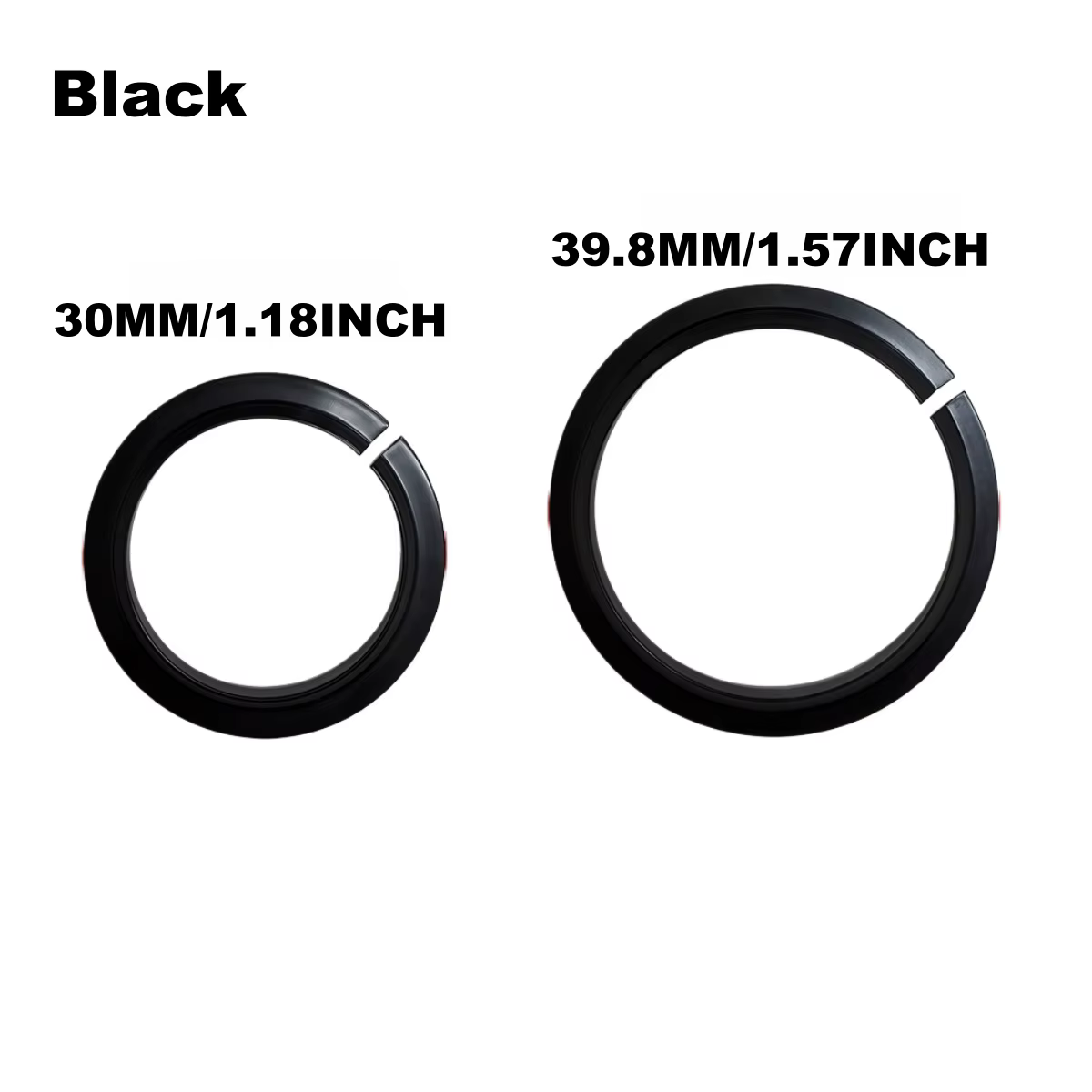Couronne de fourche de vélo, 30MM/39.8MM, Anneau de base de potence pour VTT ou vélo de route, Pièce