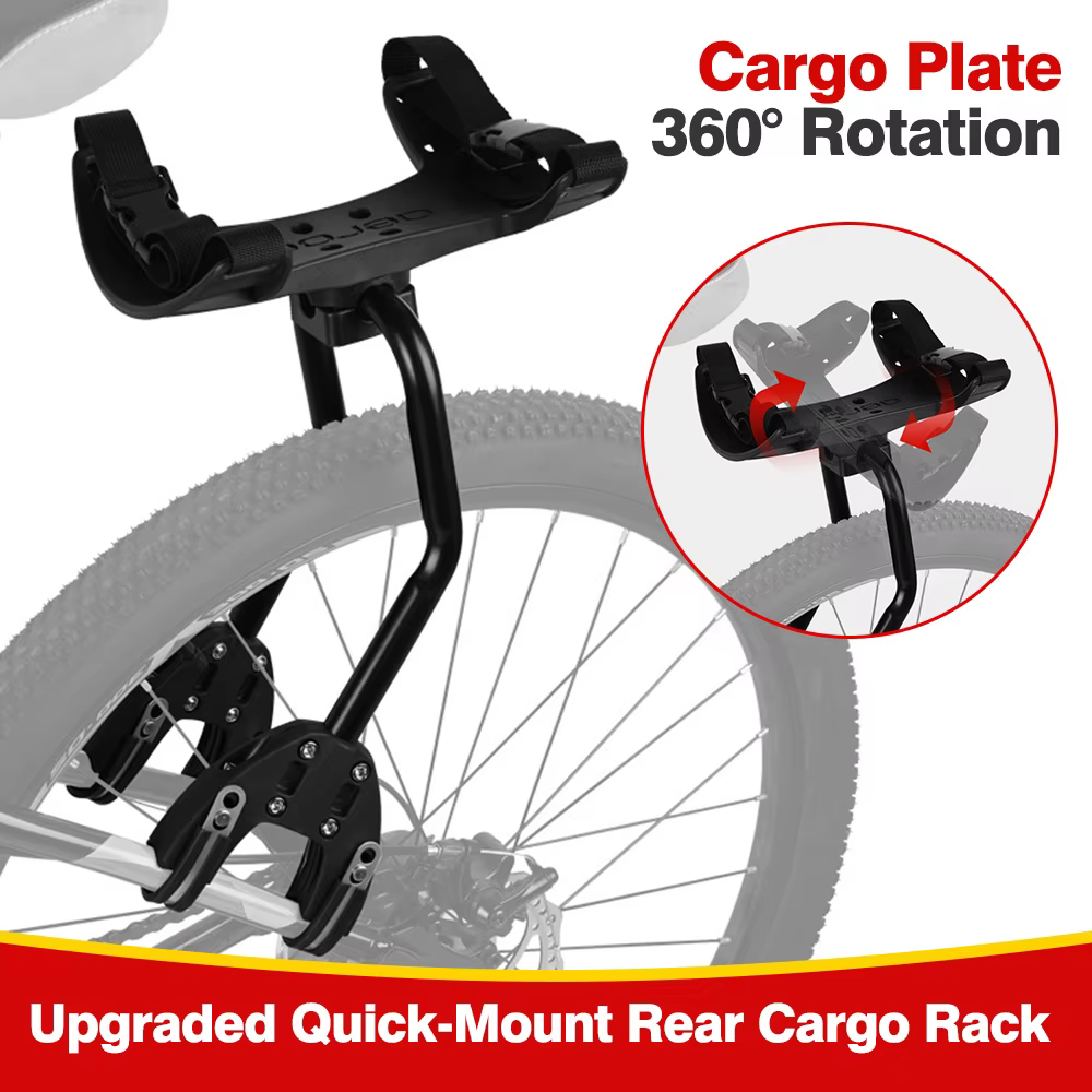 Porte-bagages arrière réglable en métal NEWBOLER pour vélo, VTT, vélo de route, pour le bikepacking