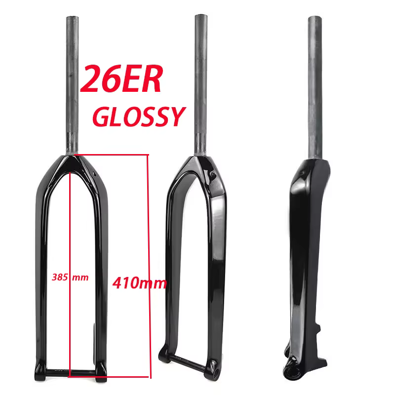 Fourche de vélo VTT FCFB à axe traversant Boost 15*110mm entièrement en fibre de carbone, fourche ri