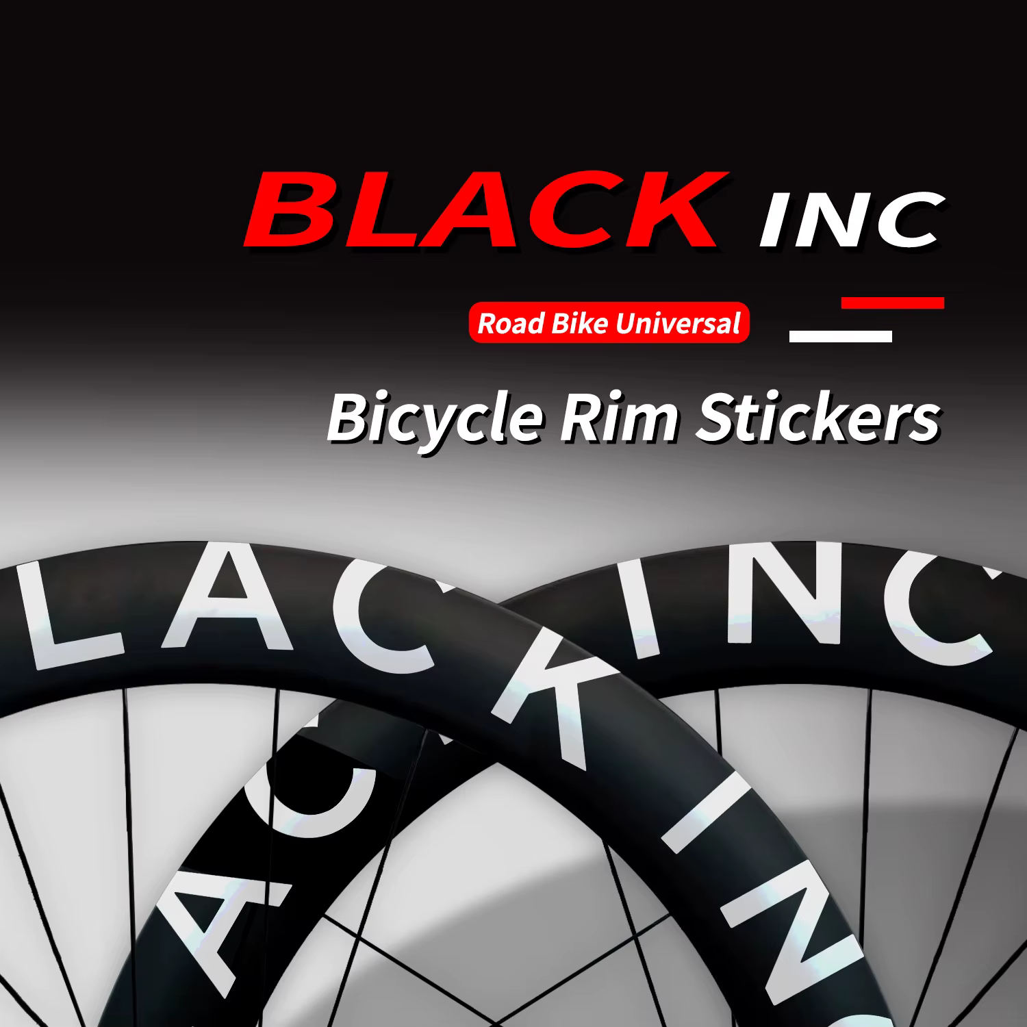 Autocollants pour roues de vélo - Design arc-en-ciel, autocollants en PVC durables pour vélo, ordina