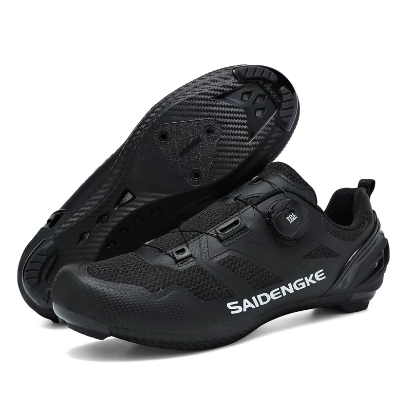 Chaussures de cyclisme sur route pour hommes et femmes, antidérapantes, avec crampons, chaussures de