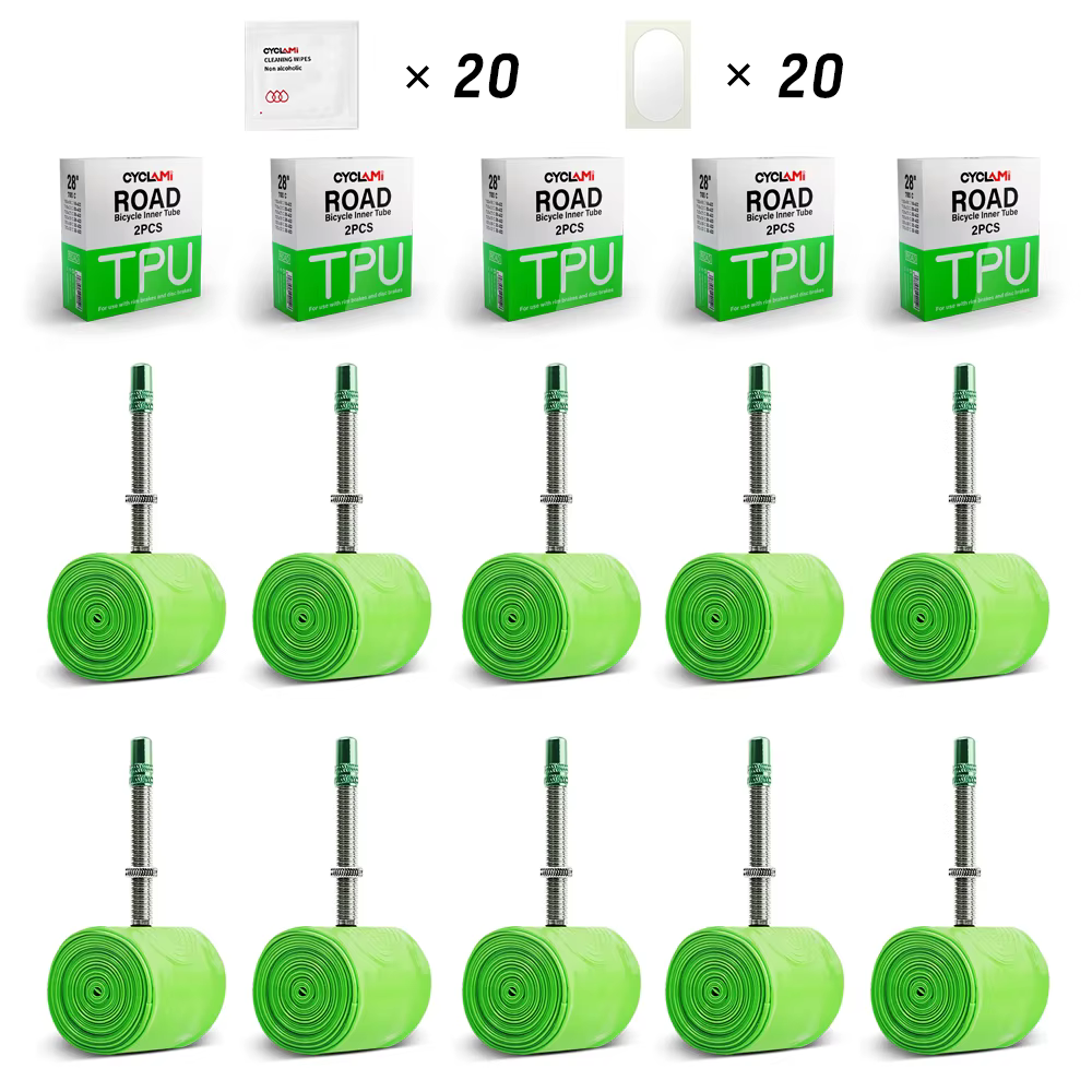 10 pièces CYCLAMI vélo ultraléger TPU chambre à air 700C 18 23 25 28 30 32 vélo de route TPU matérie