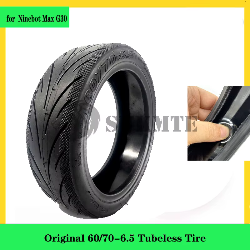 Pneu Tubeless d'origine 60/70 – 6.5 pour pneus de Scooter électrique Segway Ninebot Max G30 G30D G30