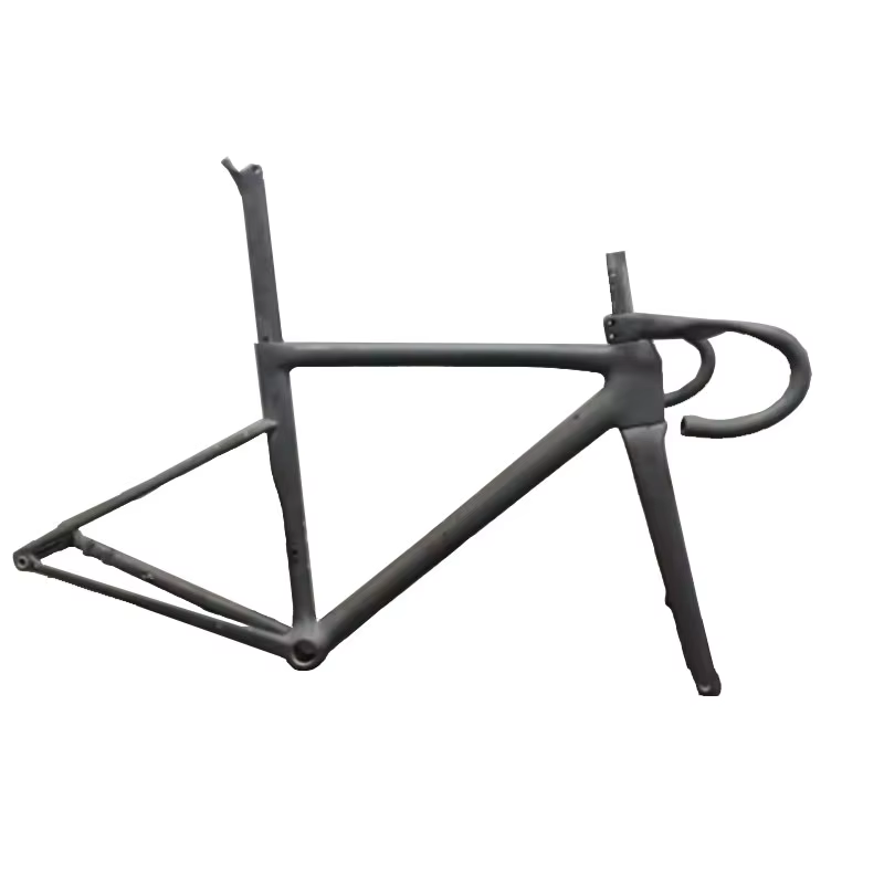 Cadre de vélo de route en carbone T1100, Super léger, nouvelle peinture, frein à disque, support inf