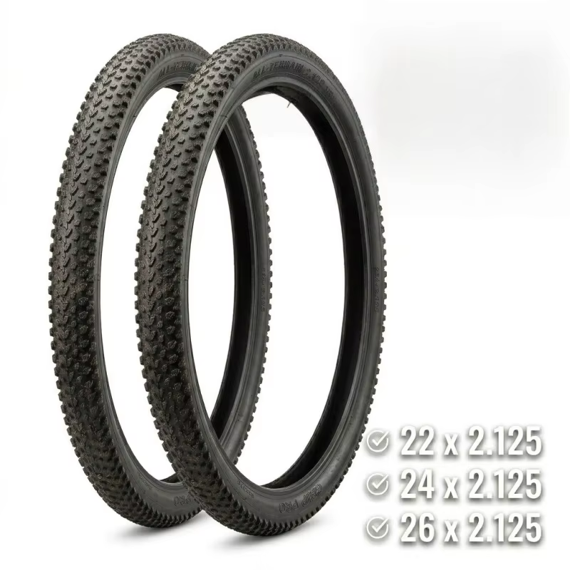 2 Pneus de Vélo 22/24/26 X 2.125 VTT – Pneus de Remplacement en Caoutchouc Durables pour VTT, Tout-T