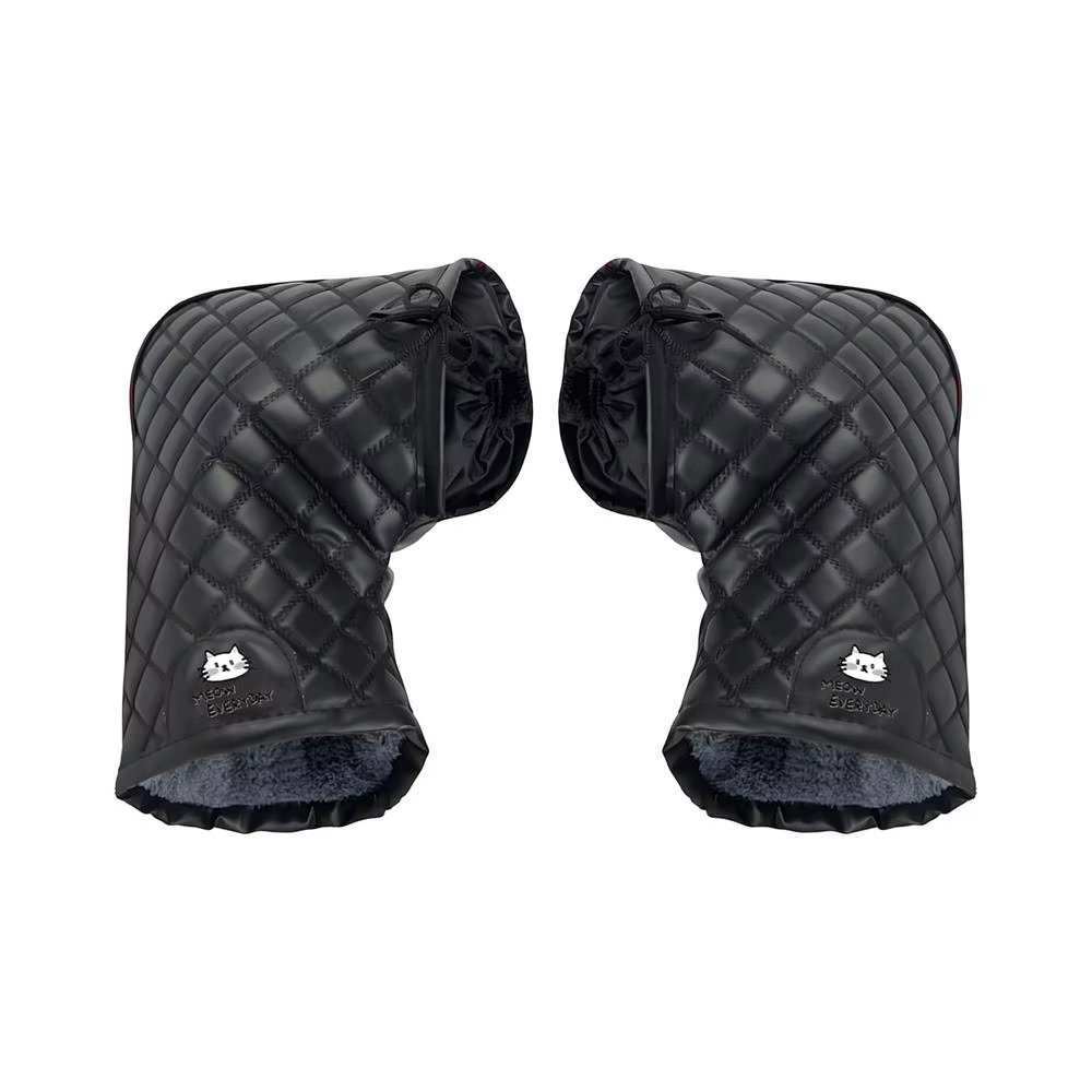Mitaines de guidon de vélo, imperméables, coupe-vent, sans doigts, pour temps froid, pour hommes et 