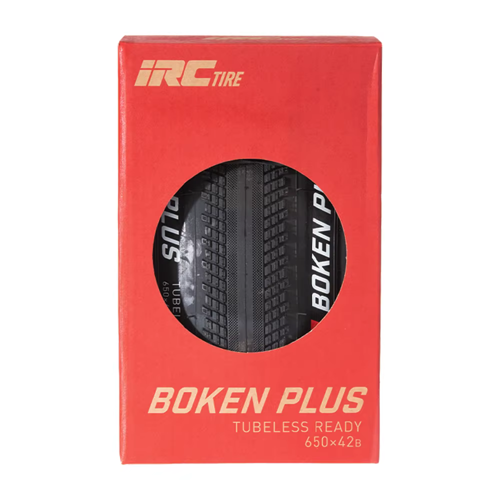 IRC BOKEN PLUS-Pneu de vélo sans chambre à air, ultra léger, Kevlar BIKE GRAVEL TYRE 40-622 47-584, 