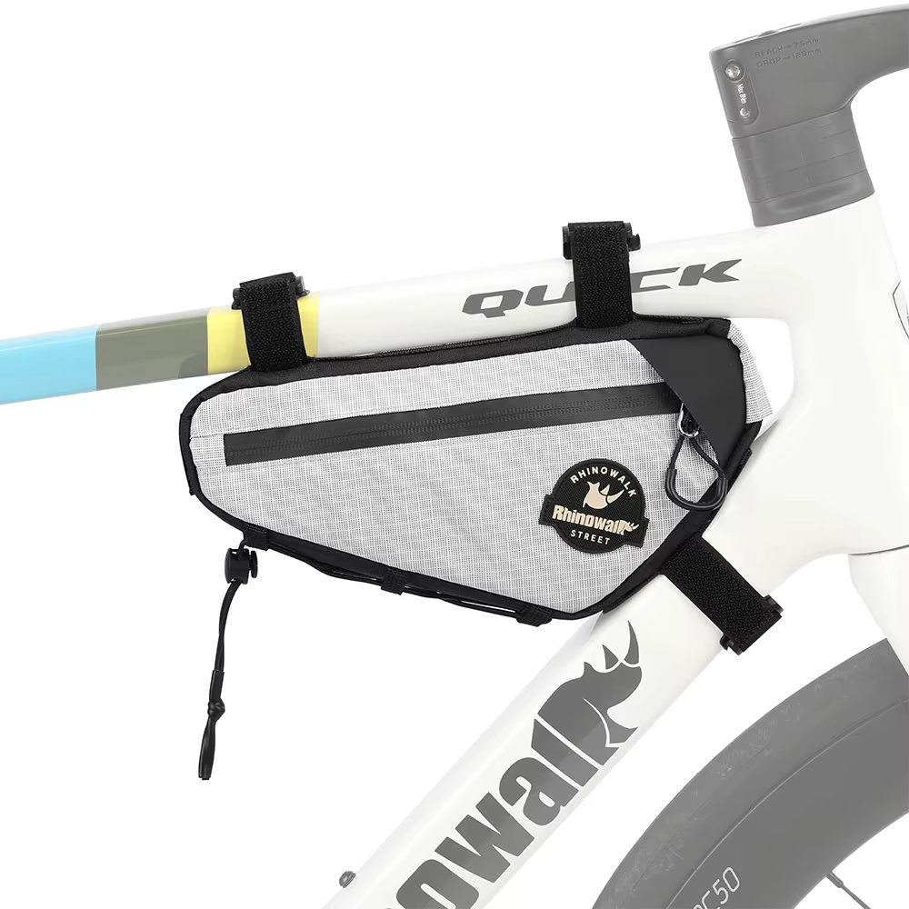 Rhinowalk – sac de cadre de vélo, sac de rangement triangulaire pour vélo urbain, sac de rangement p