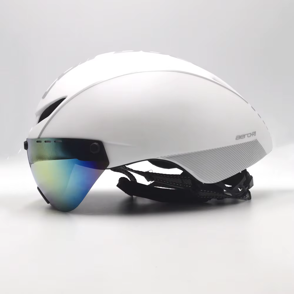 Nouveau YUMAJ TT casque lunettes Aero route casques de vélo course cyclisme vélo sport casque de séc