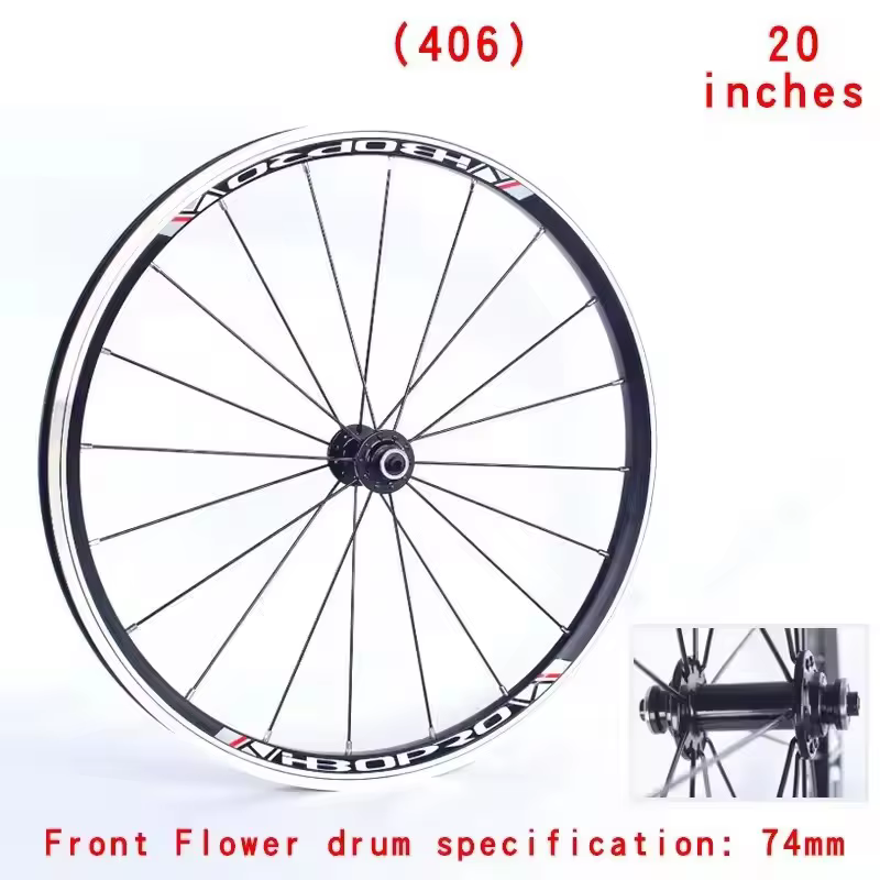 Novatec 20 pouces pliant vélo roues en alliage d'aluminium roues A271F372SB V frein 4 roulements 7-1