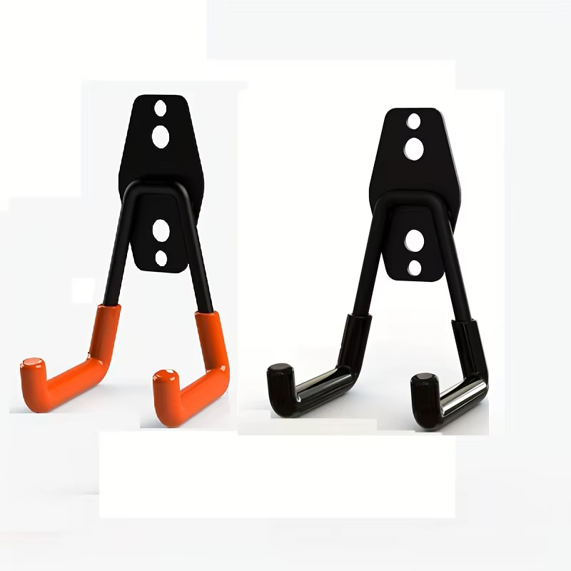 2 supports muraux pour vélos, crochets de rangement pour entrepôt, organisateur d'outils, accessoire