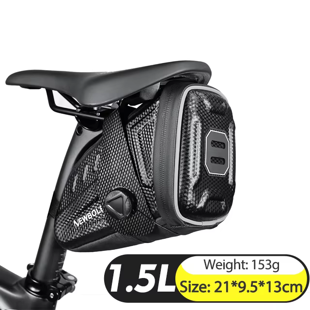 NEWBOLER sac de selle de vélo Mini Portable EVA outil sac de rangement réfléchissant sac de siège ar