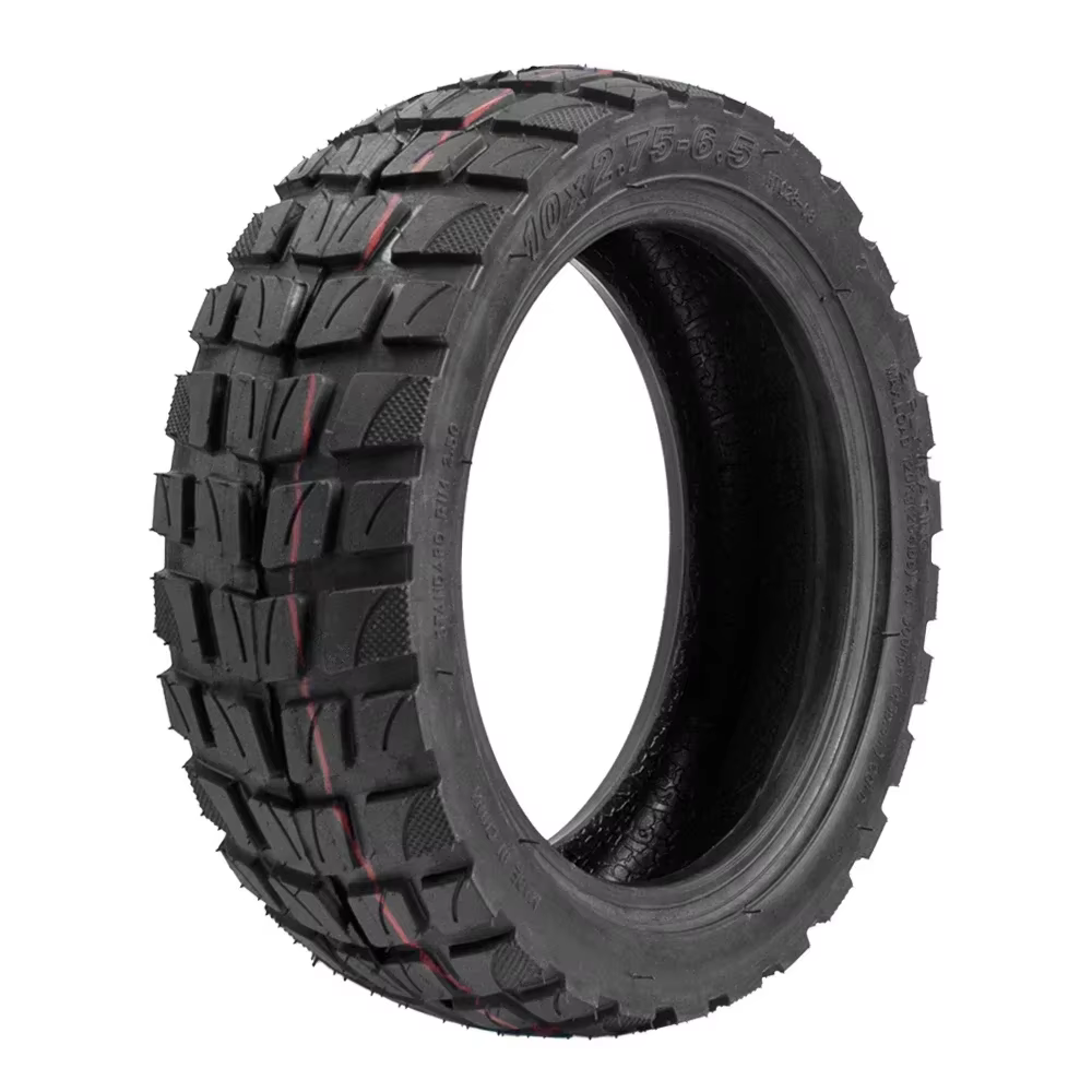 Pneus tout-terrain sans chambre à air, 10x6.5-2.75, 10 pouces, pour scooter électrique Smartpouvez-v