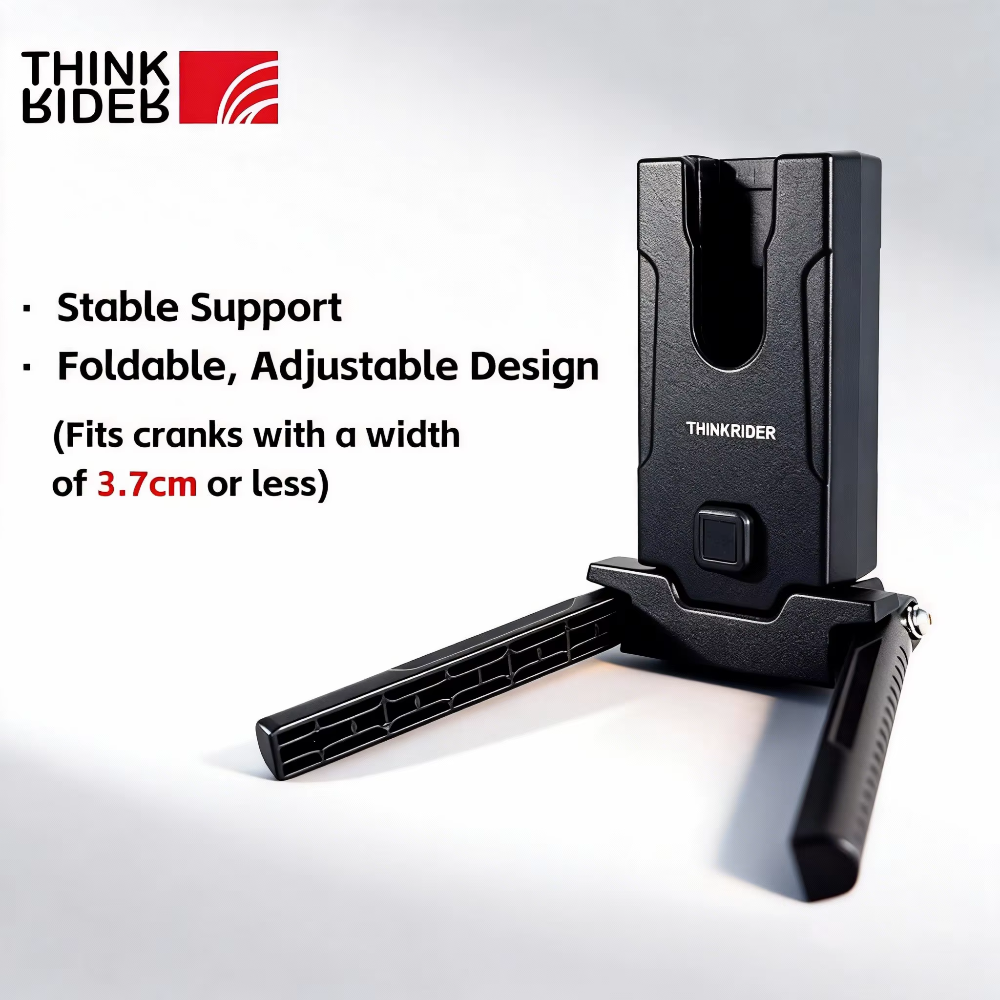 ThinkRider – repose-pieds de stationnement pour vélo, support de manivelle Portable pliable pour vél
