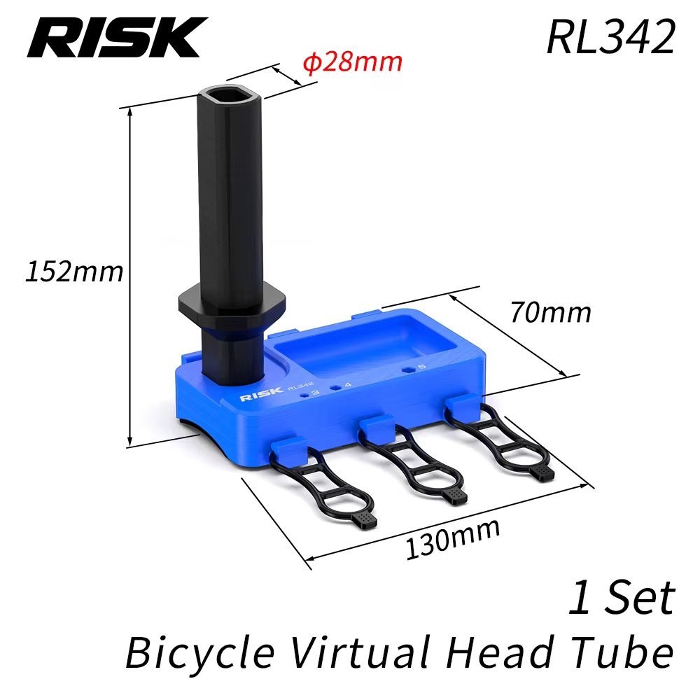 Tube de direction virtuel RISK pour vélos de route/VTT/gravel – Outil de démontage du guidon et de r