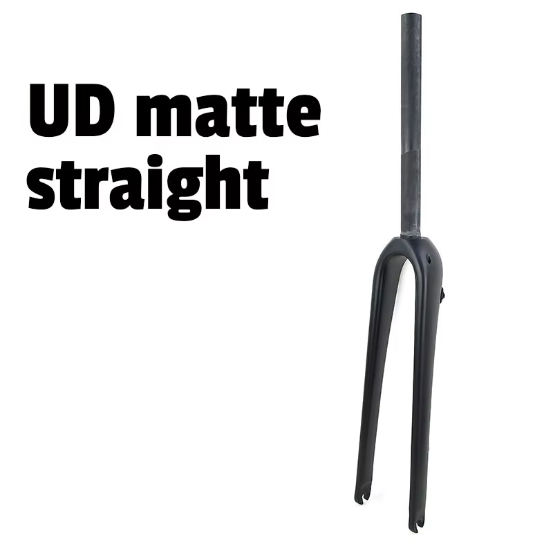 Nouveau! Fourche de vélo de route/gravel entièrement en carbone, tube droit/conique, fixation rapide
