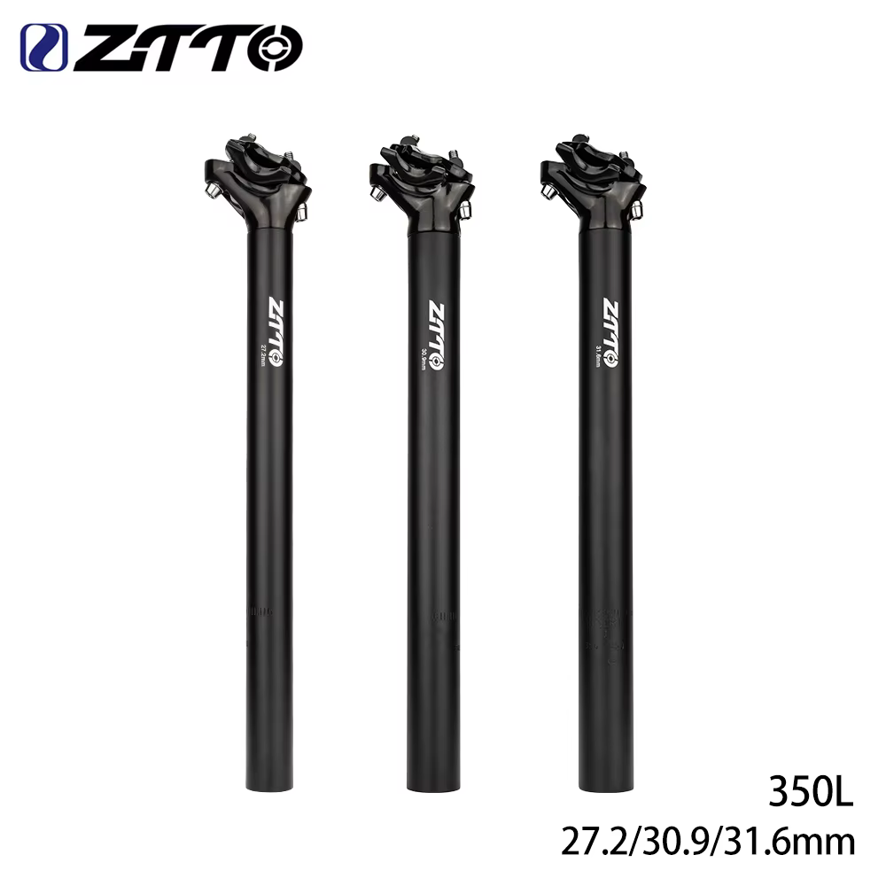 ZTTO tige de selle de vélo tête décalée tige de selle super légère en alliage d'aluminium vtt vélo d