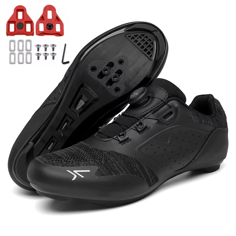 Grande taille 49 chaussures de cyclisme hommes respirant vtt taquet chaussures autobloquantes course
