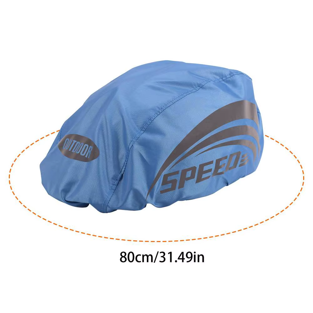 Casque de vélo étanche universel, housse de protection élastique avec design de moulage