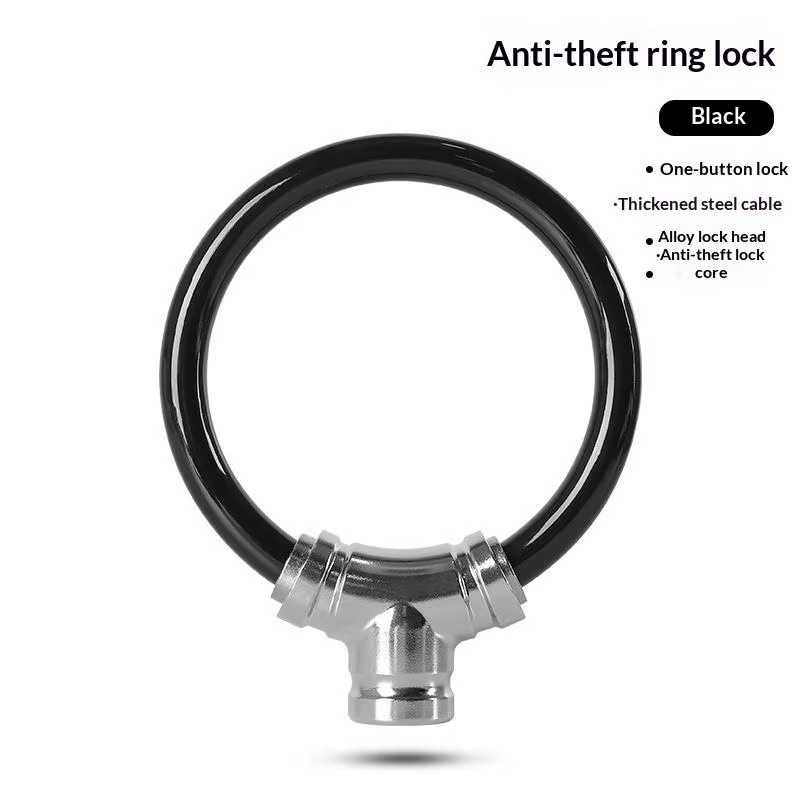 Nouveau cadenas antivol pour vélo avec 2 clés, cadenas portable pour vélo, moto, scooter, vélo de ro
