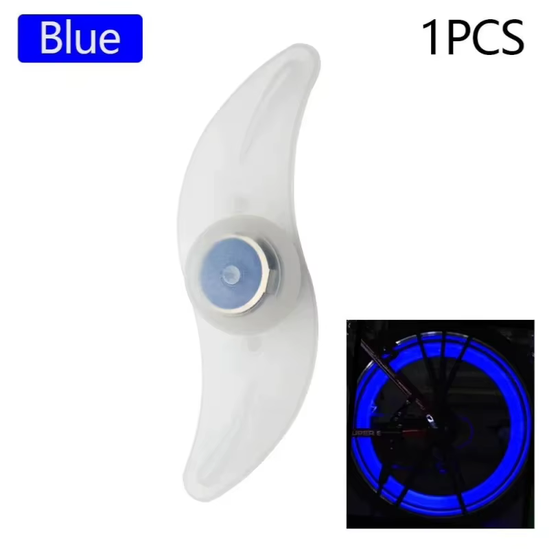 Feu de rayons de roue de vélo, 3 modes LED, étanche, avertissement de sécurité, facile à installer, 