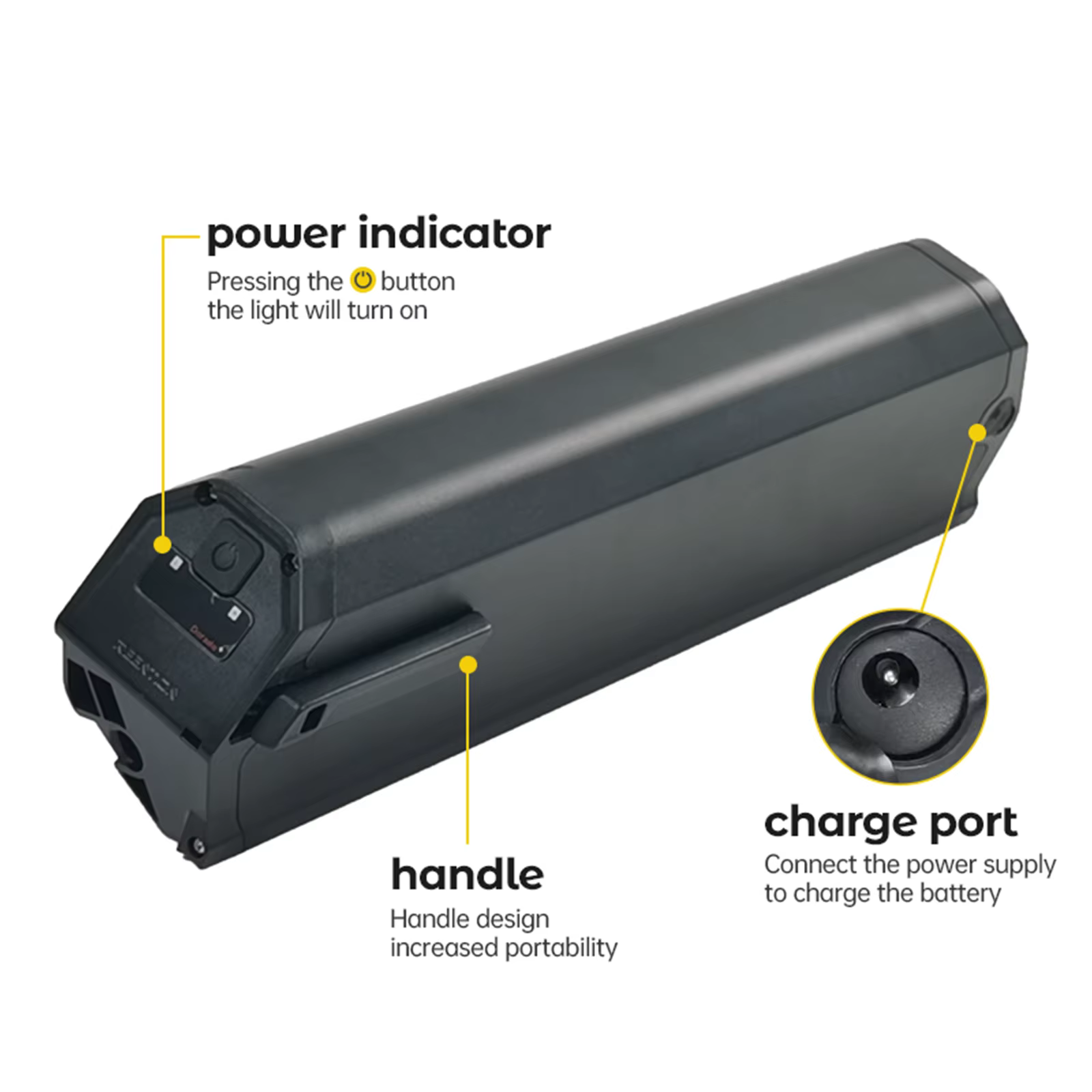 Batterie pour Magnum i6, 48V, 13Ah, 21Ah, 17,5 Ah, 840Wh, Compatible avec Cruiser, Low Rider, Metro 