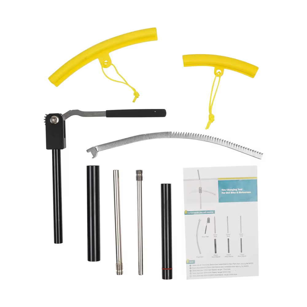 Kit d'outils de changement de pneus de vélo tout-terrain pour motocross, enduro, vélos tout-terrain,