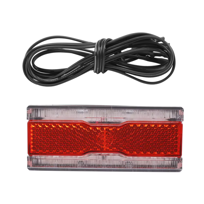 Enquêter arrière dynamo pour vélo avec feu de stationnement, feu arrière LED pour vélo, adapté au tr