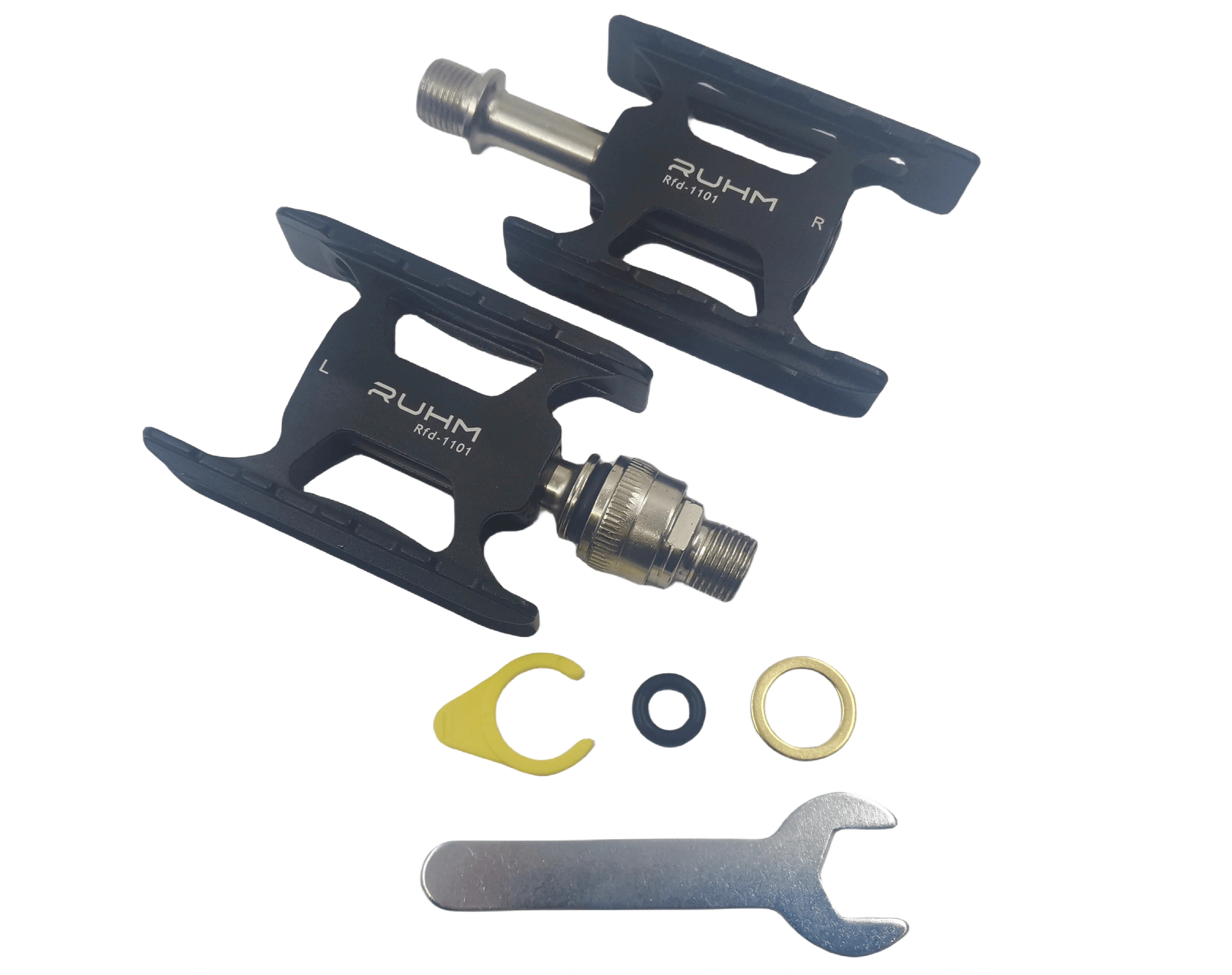 RUHM pédales en aluminium pour vélo pliant Brompton 3SIXTY pédale unilatérale à dégagement rapide Po