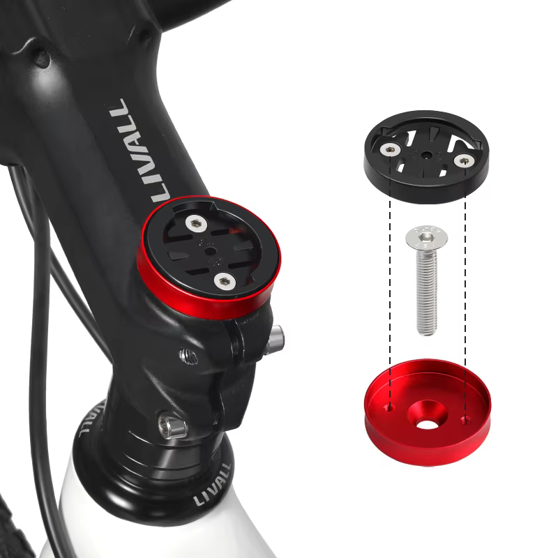 Support de téléphone de vélo, support de capuchon supérieur de tige pour Garmin Edge Bryton Cateye v