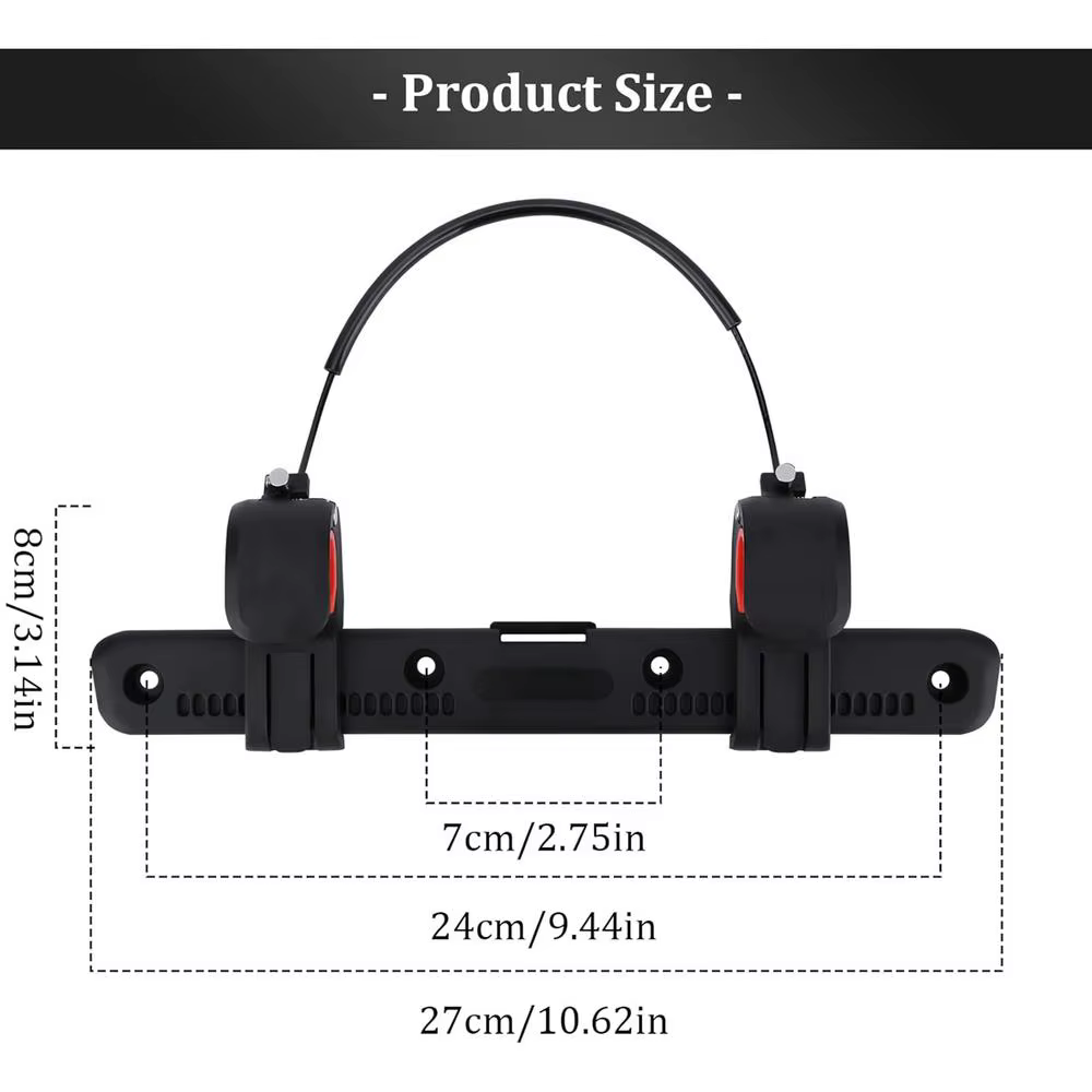 Clip de boucle de sac de vélo, support de selle réglable, Clip de sac pour motos, accessoires de sup