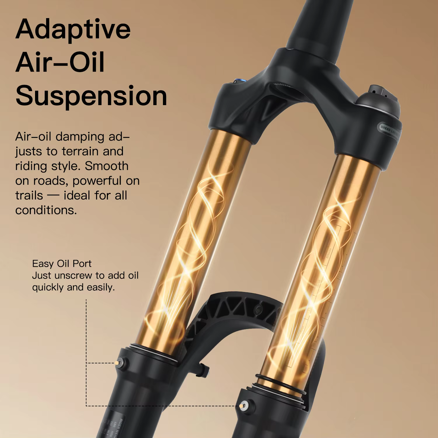 BOLANY-Fourche à suspension de vélo, Fourche VTT de voyage, XC DH AM Down Hill Thru Axle Boost, Susp
