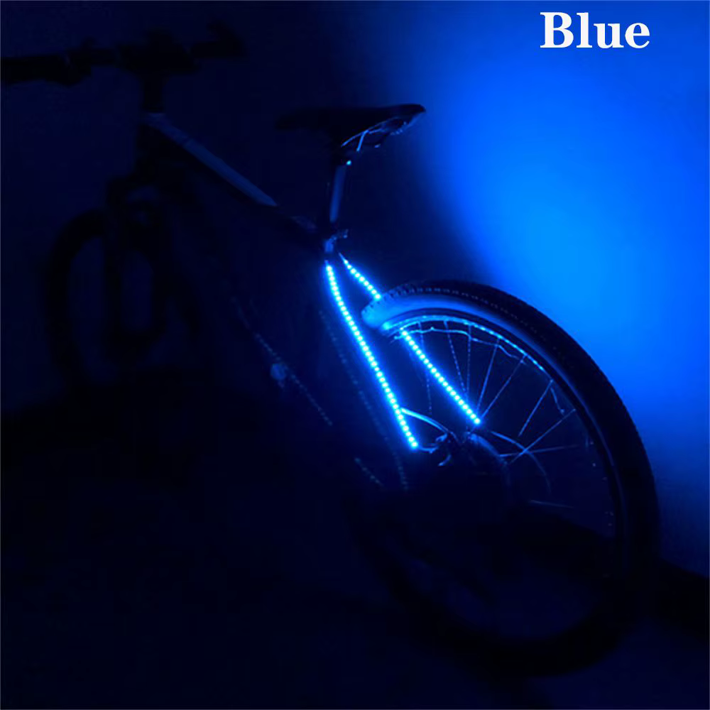 Bande lumineuse LED pour vélo, scooter, planche à roulettes, feu arrière de vélo décoratif, accessoi