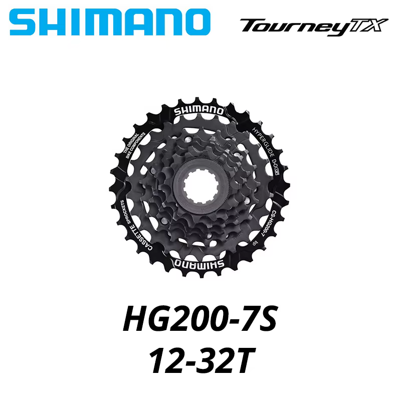 Shimano TOURNEY TX HG200 CS 7 8 vitesses pignon de Cassette CS-HG200 7s 8S 8v 7v 12-28T 12-32T VTT c