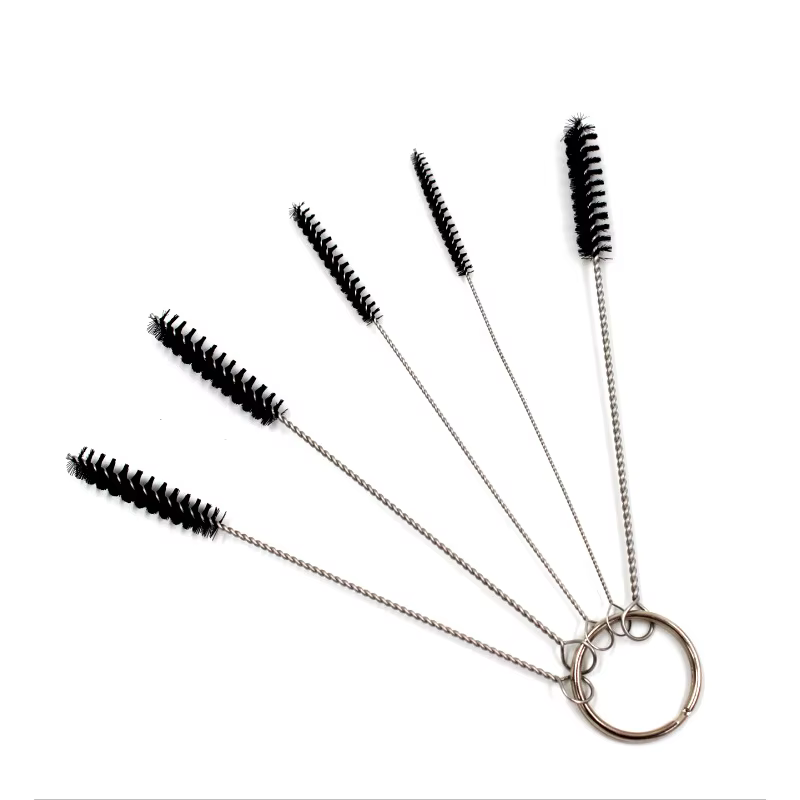 Brosses de nettoyage de chaîne de vélo, soins de vtt, élimine la saleté, aiguilles multifonctions, o