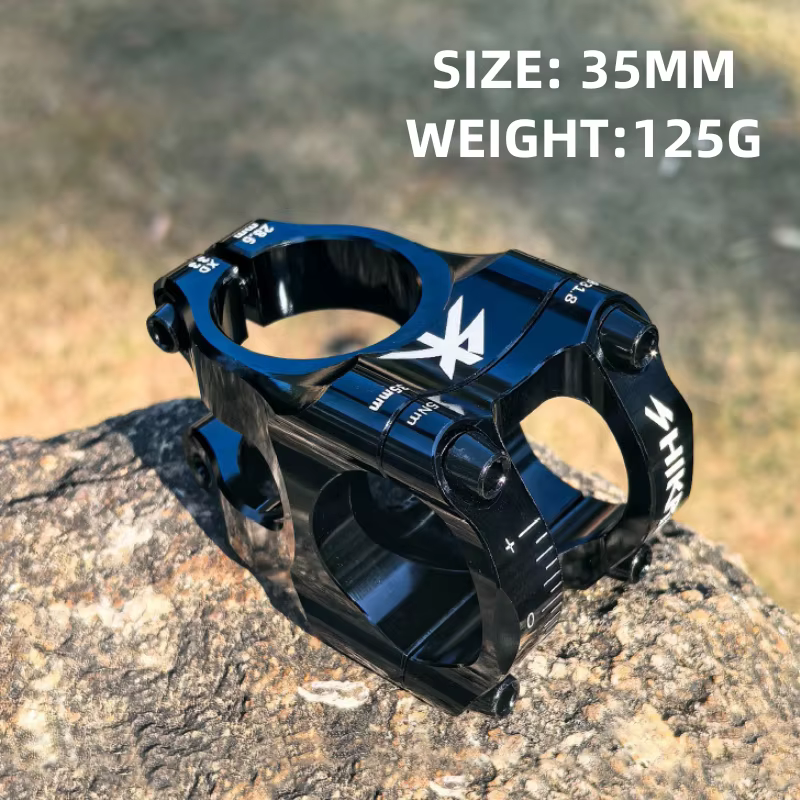 Tige de vélo vtt réglable 35mm, pince de 31.8mm, CNC ajouré à portée courte, pièces de guidon de vél