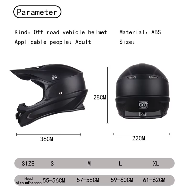 Casques DOT Motocross Kask Cross descente Soporte Casco casque hors route course classique moto Orig