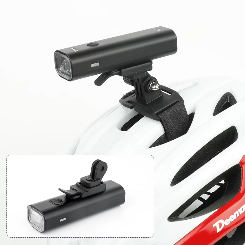 Support de phare de vélo avec Interface Gopro, support de lampe LED pour vtt, pour Rockbros QD-250 Y